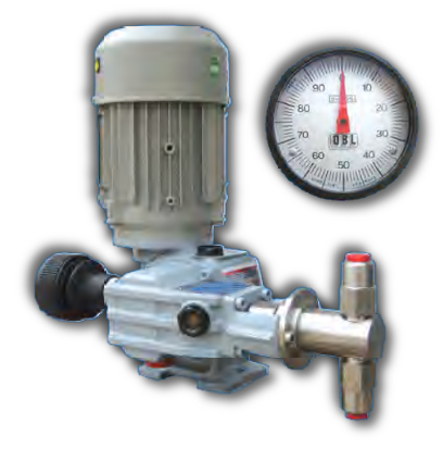 Pompa typu RCN 6A 70 TL
Maksymalna wydajność 500ml/h
Maksymalne ciśnienie 40 bar g
1% stopniowy zakres nastawy wydajności STD